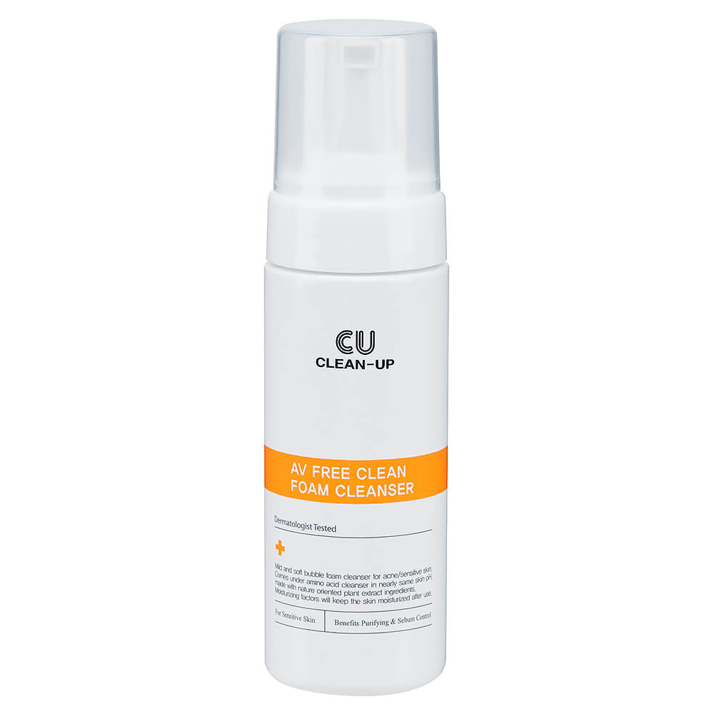 CUSKIN Clean-Up AV Free Foam Cleanser Пінка с цинком и ВНА кислотою для ...